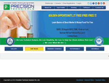 Tablet Screenshot of precisiontechnicals.com